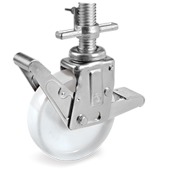 Scaffold castor plastic 200mm with brake (G-P6-P/SP) :: 68-9716