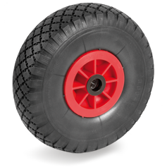 Loswiel rubber 260x75mm met ruitprofiel met 20mm gat (R-PP/RU-NML) :: 82-3701
