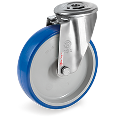 Zwenkwiel kunststof 125x35mm RVS (R-P6/IPU-NLX/BO) :: 61-8003