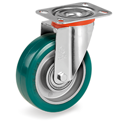 Zwenkwiel kunststof 100x40mm (K-AL/PU-NL/PL-AP45) :: 62-4402
