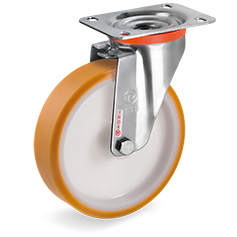 Zwenkwiel kunststof 150mm (G-P6/PU-NLX/PL) :: 66-4404